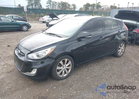 2013 Hyundai Accent Se из США, поврежденный, VIN KMHCU5AE7DU105329